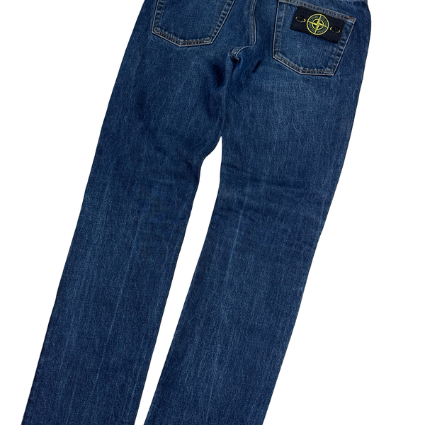 Stone Island 2017 Dark Wash Skinny Fit Jeans - 30”