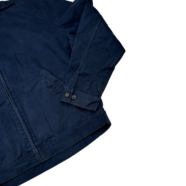 Ralph Lauren Navy Harrington Zipped Jacket - XL