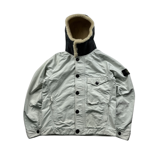 Stone Island 2017 Sherpa Sheepskin David TC Jacket - Small