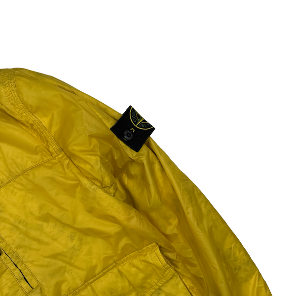 Stone Island 2013 Yellow Micro Rip Stop Tyveck Shield Jacket - Medium