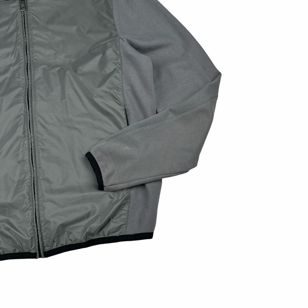 Prada Charcoal Grey Nylon Cotton Crewneck Tracksuit - Large