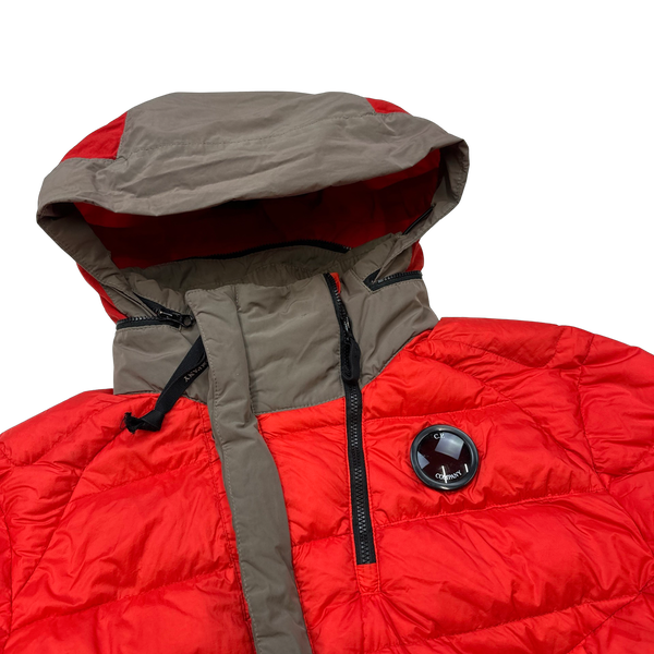 CP Company Red Down Filled DD Shell Puffer - Medium