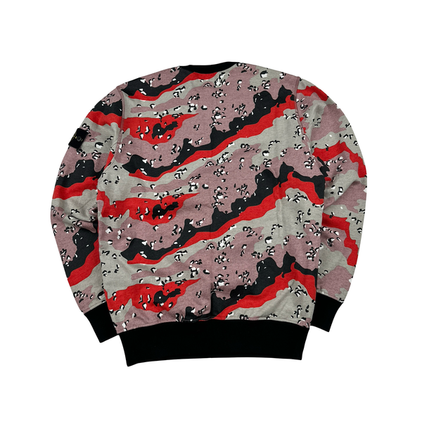 Stone Island 2020 Big Loom Camo Crewneck Sweatshirt - Medium