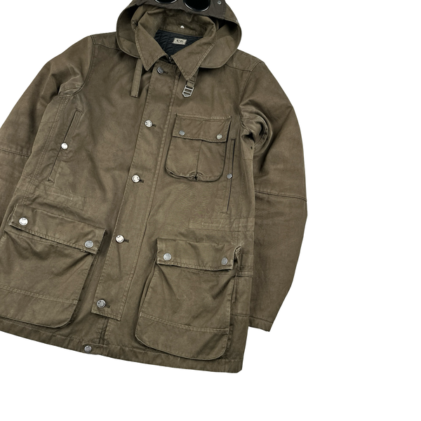 CP Company 2008 Brown Mille Miglia Multi Pocket Field Jacket - Large
