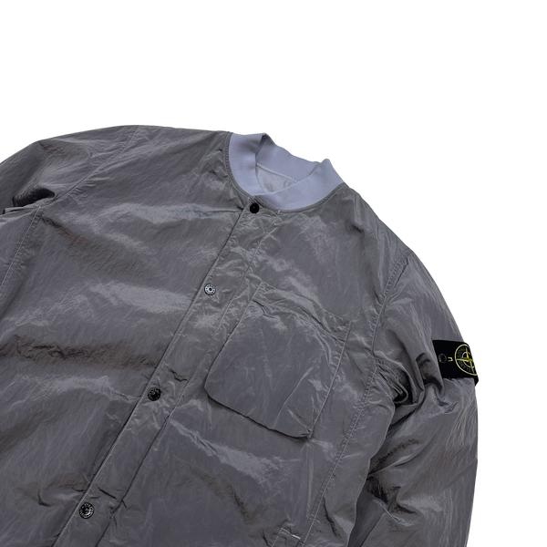 Stone Island 2018 Reversible Quilted Nylon Metal Jacket - Large