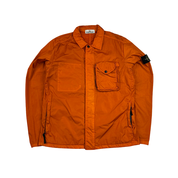 Stone Island 2015 Lamy Flock  Thick Nylon Jacket - Large