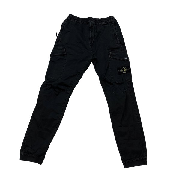 Stone Island 2020 Charcoal RE T Cargo Trousers - 30"
