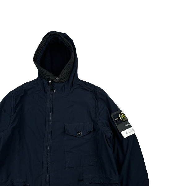 Stone Island 2022 Navy Micro Pile David TC Jacket - XL