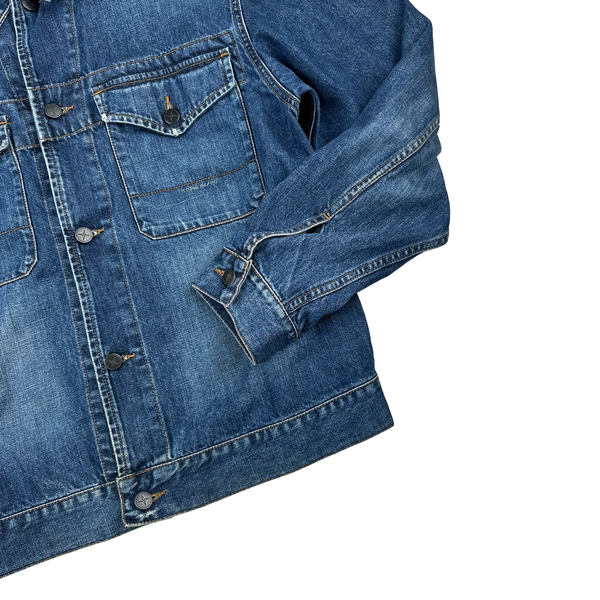 Stone Island Vintage Denims Mid Wash Denim Jacket - Large