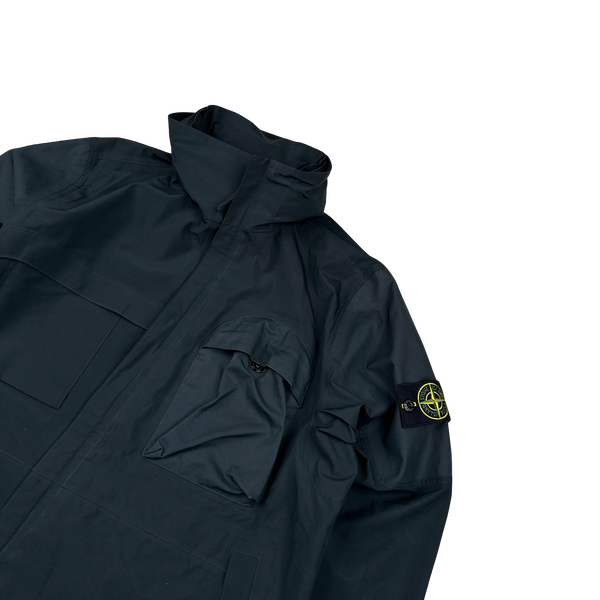 Stone Island Navy Tank Shield Jacket - Large