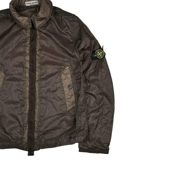 Stone Island 2006 Brown Paul Harvey Hyperlight Nylon Jacket - Medium
