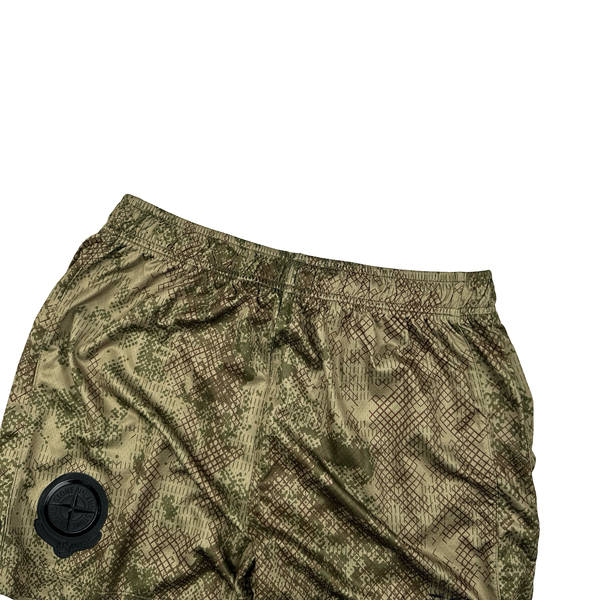 Stone Island x New Balance Camo Recycled Poly Football Shorts - XL