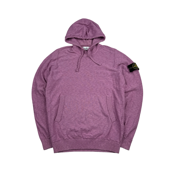 Stone Island 2020 Pink Knit Hoodie - Medium