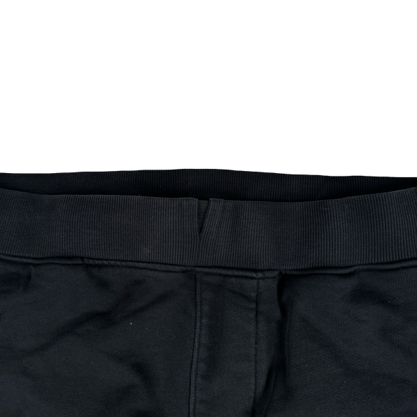 CP Company Black Cotton Lens Viewer Joggers - Medium