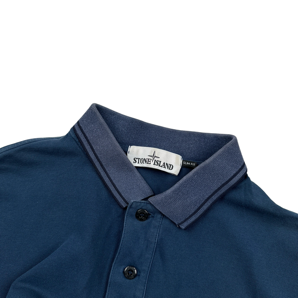 Stone Island 2018 Navy Short Sleeve Polo Shirt - XL