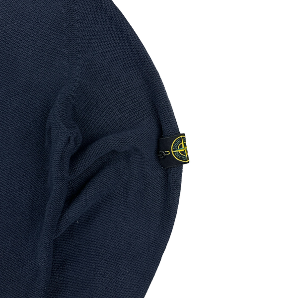 Stone Island Early 2000’s Vintage Navy Knitted Jumper - XL