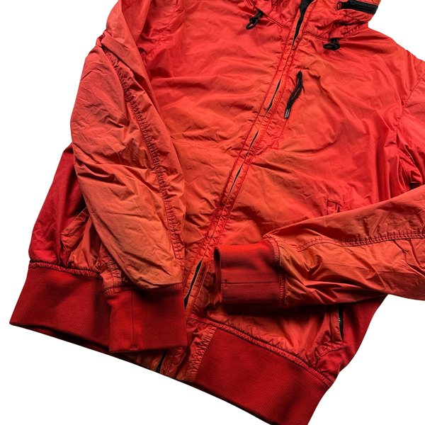Stone Island 2016 Red Crinkle Reps Bomber Jacket - Small