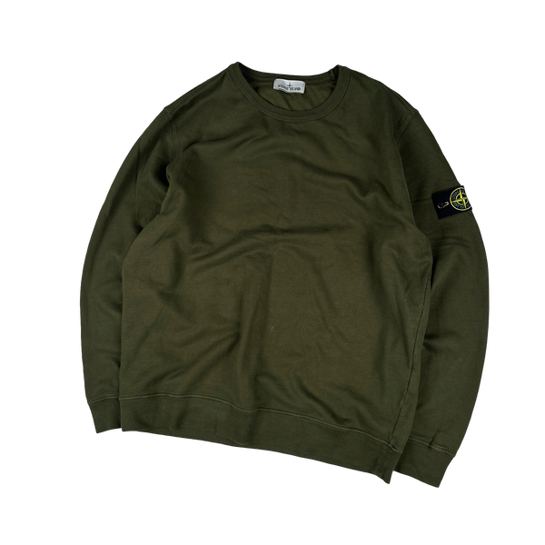 Stone Island 2023 Dark Green Crewneck Jumper - XXL