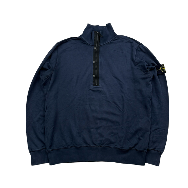 Stone Island 2011 Navy Cotton Pullover Jumper - XL
