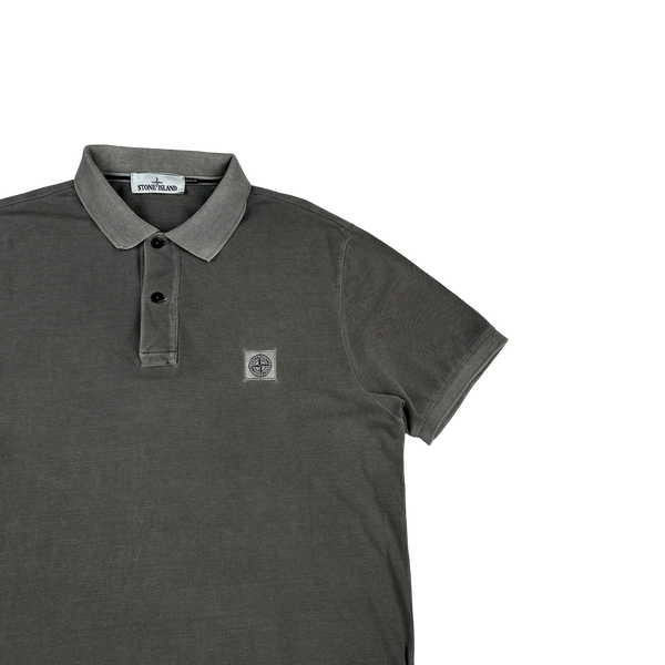 Stone Island 2016 Grey Slim Fit Polo Shirt - XXL