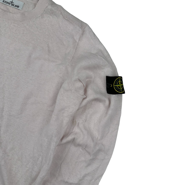 Stone Island Light Pink Lightweight Knit - XL