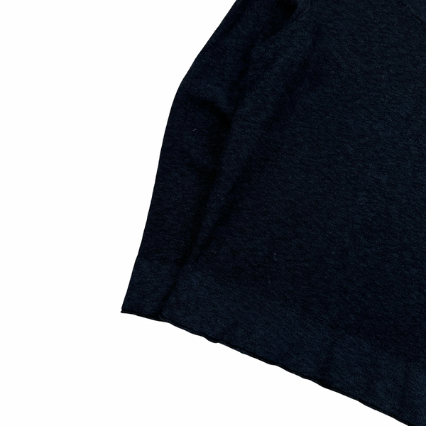 Stone Island Dark Wool Crewneck Jumper - XS