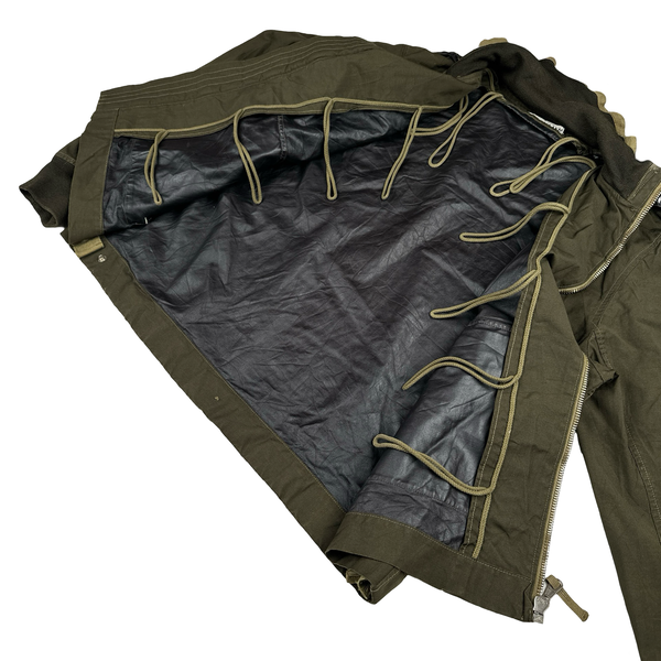 Stone Island Vintage 1996 Khaki Nylon Hood Multi Pocket Jacket - Large