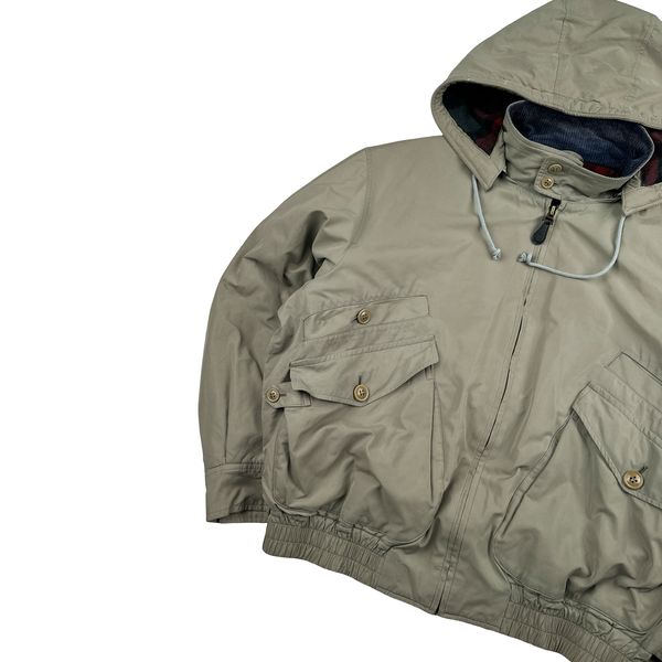 Christian Dior Vintage Sportswear Flannel Lined Bomber Jacket - Small