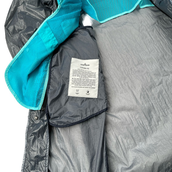 Stone Island Grey Lucid TC Vest Trench Coat - Medium