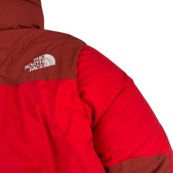 North Face Red Summit Series UIAA Hyvent Alpha Down Hooded Puffer Jacket - Medium