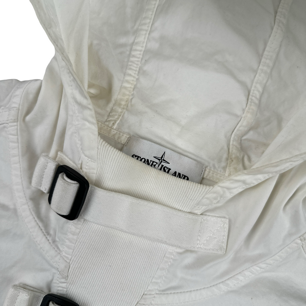 Stone Island 2021 White Multi Pocket Smock - Small