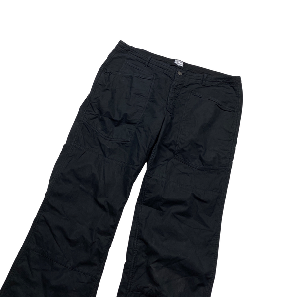 CP Company Loose Fit Black Cargos - 38"
