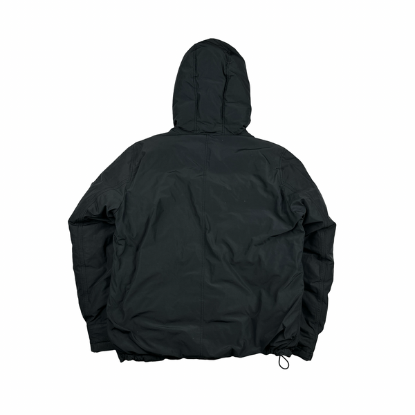 Stone Island 2016 Black Down Filled Hooded Winter Jacket - XXL