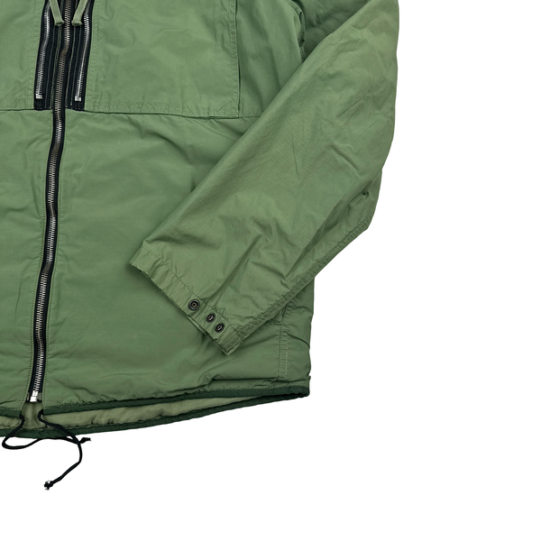 Stone Island 2010 Green Garment Dyed Multi Pocket Jacket - XL