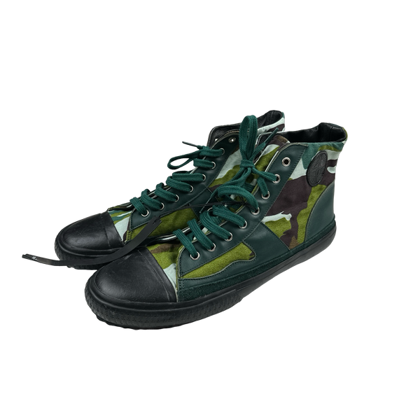 Stone Island Flowing Camo Converse Style Trainers - UK 10