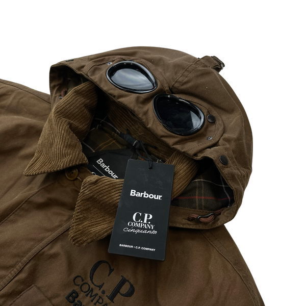 CP Company x Barbour Multi Pocket 500 Mille Waxed Jacket - XS