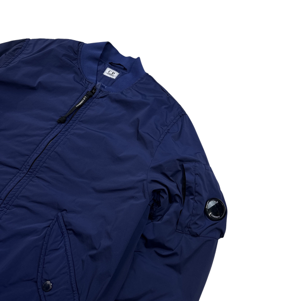 CP Company Navy Nycra Quilted Jacket - XL