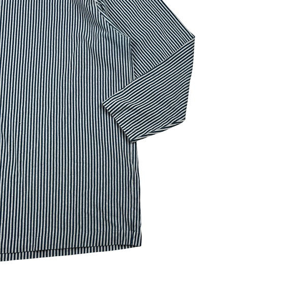 Stone Island Marina 2018 Blue Striped Longsleeve Top - 3XL