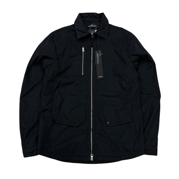 Stone Island Dark Navy Shadow Project Padded Overshirt - Small