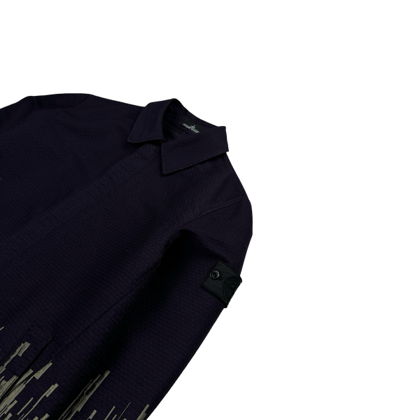 Stone Island 2017 Big Loom Jacquard Shadow Project Trench Jacket