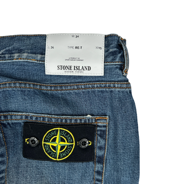 Stone Island 2013 Blue Denim RE-T Fit Jeans - 34"