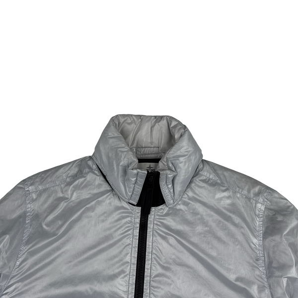 Stone Island 2018 Icey White Pertex Quantum Primaloft Jacket - Large
