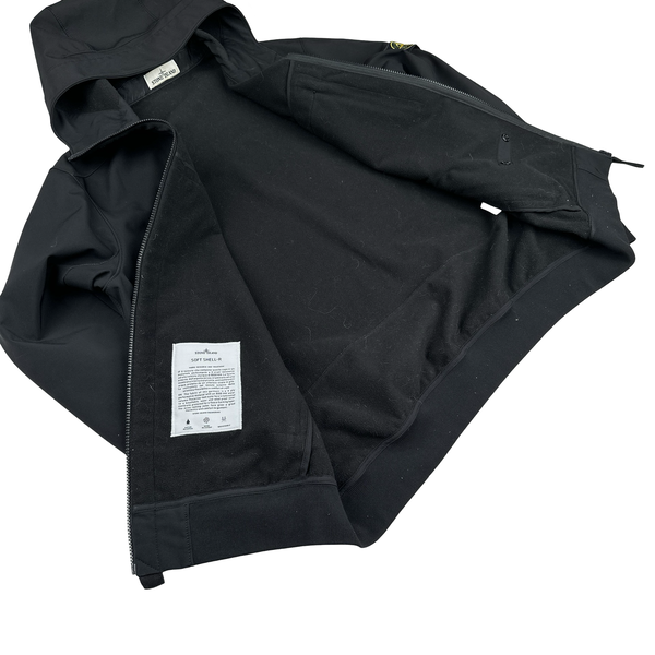 Stone Island 2018 Navy Blue Soft Shell R Jacket - XXL