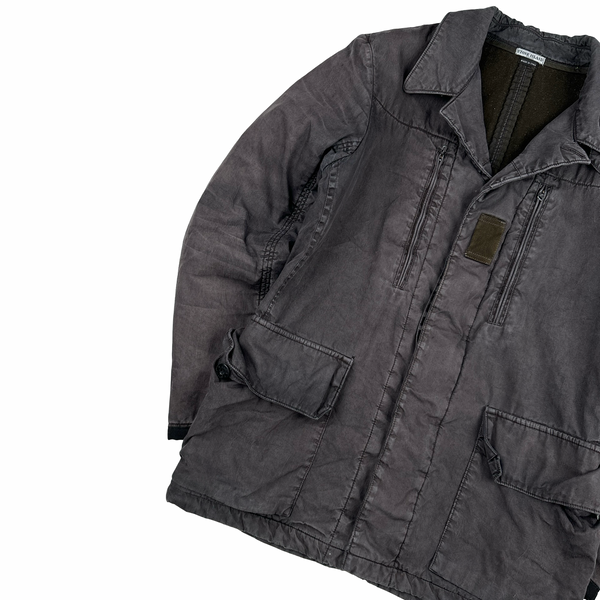 Stone Island 2006 Vintage Wool Lined Collared Jacket - Large
