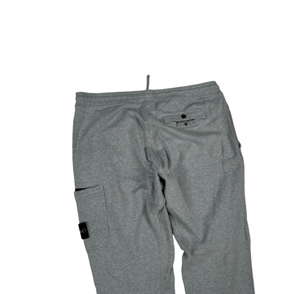Stone Island Grey Cotton Cargo Trousers - XXL