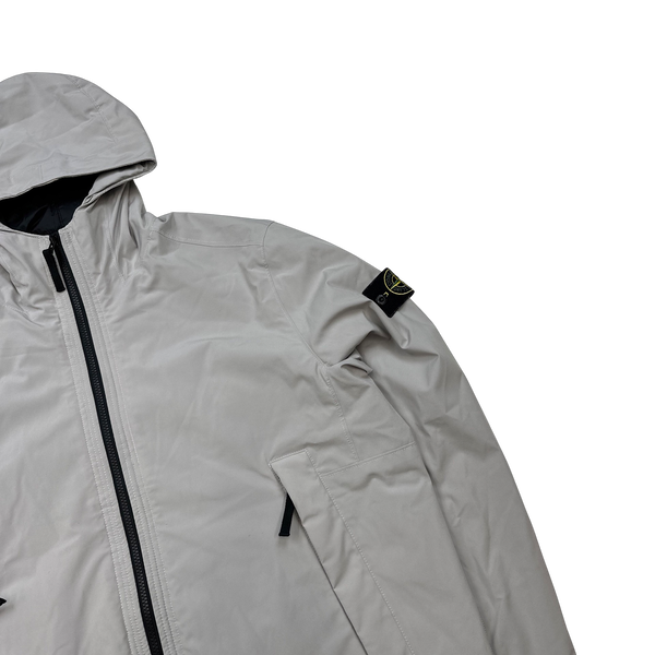 Stone Island 2021 Light Grey Primaloft Soft Shell Jacket - XXL