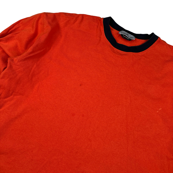 Stone Island 2023 Red/White Marina Back Spellout Jumper - XXL