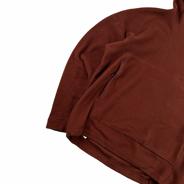 ACG Nike Full Face Hood Pullover Burgundy Fleece Jumper - Medium