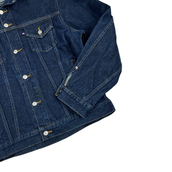 Ralph Lauren Polo Jeans Heavyweight Dark Wash Denim Jacket - Large