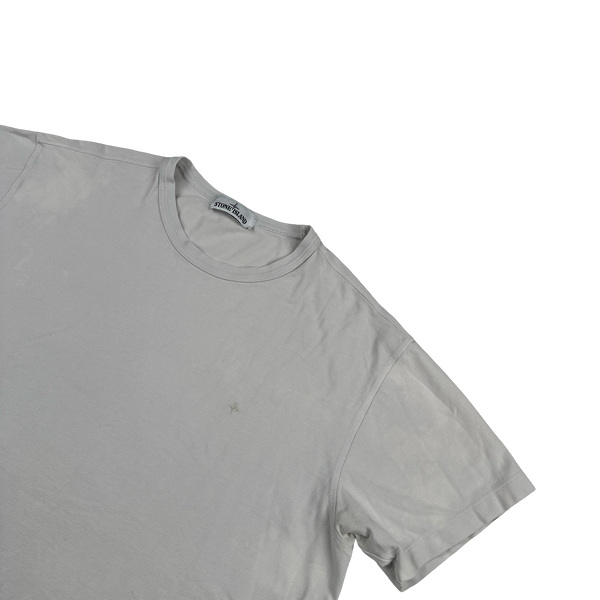 Stone Island White Stellina Compass Cotton T-Shirt - 3XL